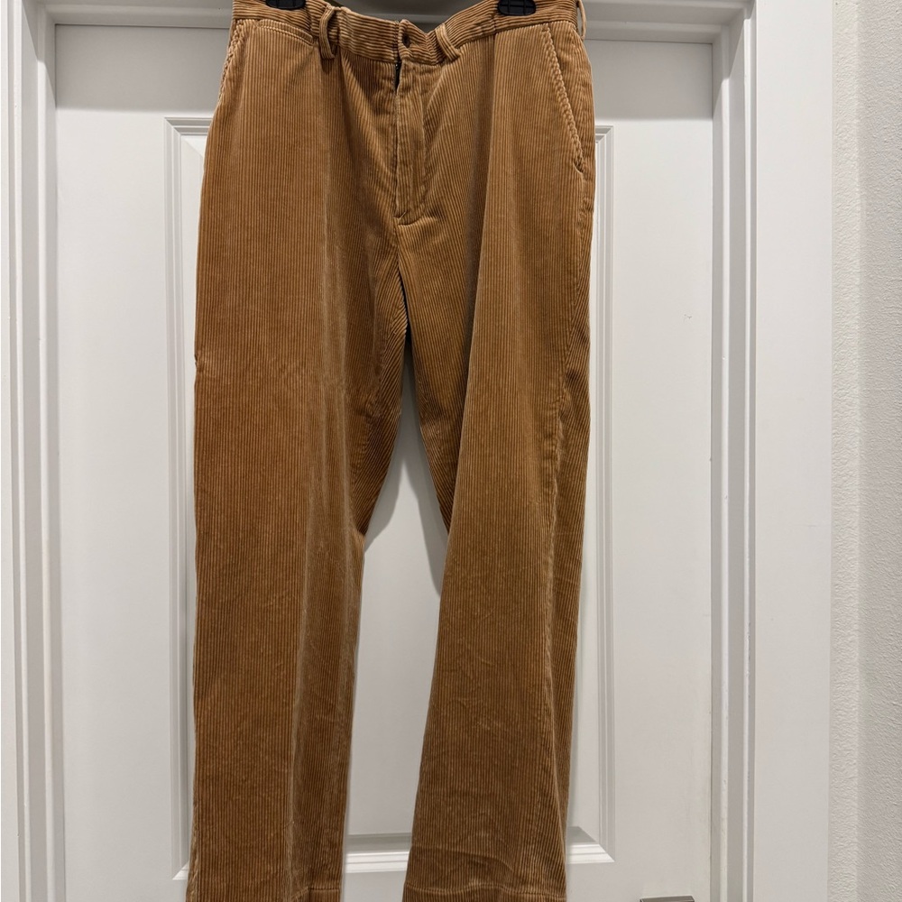 Ralph Lauren Men's Brown Corduroy Pants
